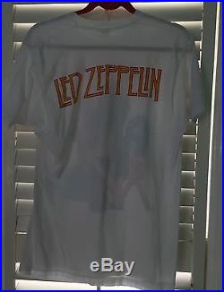 LED ZEPPELIN JIMMY PAGE VINTAGE 1970's-80's CONCERT T SHIRT SCREEN STARS