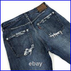 LEVIS BIG E Vintage Clothing 1947 501 XX Selvedge LVC Denim Pants Size W30 L32