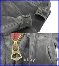 LEVIS VINTAGE CLOTHING LVC 1930s menlo leather jacket men's S sheep leather