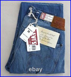 LEVIS Vintage Clothing 1890 501 Bandit Selvedge Jean Cotton Blue Mens 28 $395
