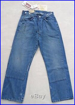 LEVIS Vintage Clothing 1890 501 Bandit Selvedge Jean Cotton Blue Mens 29 $395