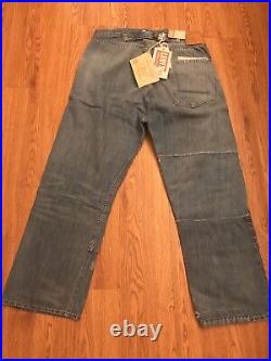 LEVIS Vintage Clothing 1890 501 Bandit Selvedge Jean Cotton Blue Mens 32 $395