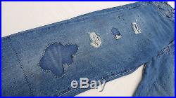 LEVIS Vintage Clothing 1915 501 LVC Cone Denim Selvedge Patched Jean Blue Men 26
