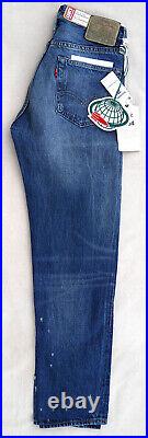LEVIS Vintage Clothing 1954 501 Z Big E Red Selvedge Denim Jean LVC Blue Mens 28