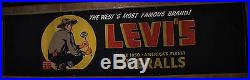 LEVI’S 1950’S ORIGINAL BANNER BIG E 501XX SELVEDGE VINTAGE COWBOY RED TAB NO RES