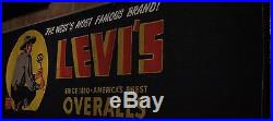 LEVI'S 1950'S ORIGINAL BANNER BIG E 501XX SELVEDGE VINTAGE COWBOY RED TAB NO RES