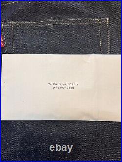 LEVI'S Vintage Clothing LVC 1984 501 Selvedge Jeans Size 34x34 Tag 33x33 actual