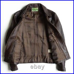 LVC LEVIS VINTAGE CLOTHING Cowhide Leather Jacket Brown Size M Very good from JP