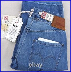 LVC LEVIS Vintage Clothing 1890 501 Bandit Selvedge Jeans Cotton Blue Men's 27