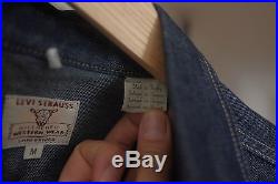 LVC Levi's Vintage Clothing 1950's Raw Western Shirt Denim Hemd Men Medium M NEW