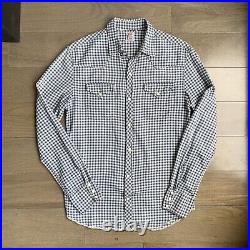 LVC Levi's Vintage Clothing 40s 50s Style Western Shirt Big E Cowboy S/M Pearl