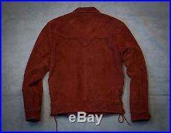 LVC Levi's Vintage Clothing Crimped Suede Leather Jacket BNWT 1940s western wear