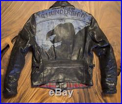 LVC Levis Vintage Clothing Aero Leather motorcycle Jacket Bird of Prey horsehide