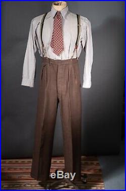 Late 1940s early 1950s British True Vintage Mens Suit Hepworths medium CC41 era