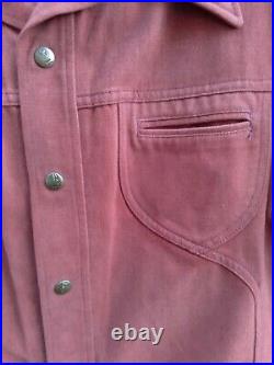 Lee Jeans Vintage Unique Denim Jacket Men's Small