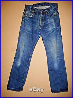 Levi Strauss BIG E Original 1940s Vintage 501XX Mens Jeans Selvedge Pocket E6