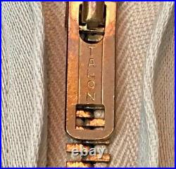 Levi's Casuals Big E Vintage 1950s Khaki Bomber Jacket Small Measurements