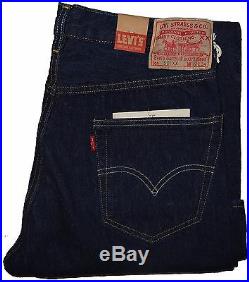 Levi’s Men’s Vintage Clothing 1955 501XX New Rinse Jeans #0041 Big E Selvedge