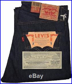 Levi's Men's Vintage Clothing 1955 501XX Rigid #1160 Big E Selvedge Made in USA