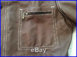 Levi's Vintage Clothing 1940's Reversible Leather Jacket Coat