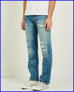 Levi's Vintage Clothing 1947 Big E Selvedge Distressed Jeans Mens 31×32 NWT $278