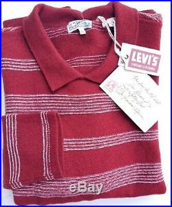 Levi's Vintage Clothing LVC 100% Wool Striped Sweater Mens Sz XL $285