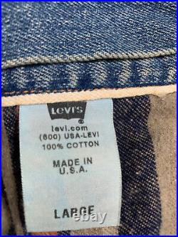 Levi's Vintage Clothing LVC 1897 Blanket -Lined Pleated Blouse Jacket Levis