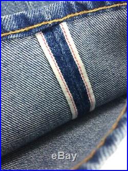 Levi's Vintage Clothing LVC 501XX 1955 Selvedge Denim Jeans Blue Mens Size 32x32
