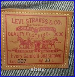 Levi's Vintage Clothing LVC 507 Big E 2nd Edition Jacket Men Size 38