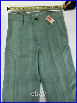 Levis Green Movin On 11.5 Bell Bottoms Pants/Jeans W28 L30 Vintage New