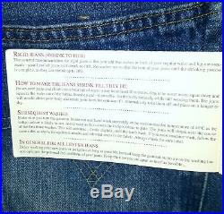 Levis Vintage Clothing 1947 Big E Selvedge Jeans Mens 33X32 NWT $350