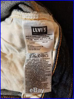 Levis Vintage Clothing 501XX Big E Selvedge Denim Mens Button Fly Jeans W30 L28