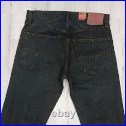 Levis Vintage Clothing 505 1967 Jeans Mens 34x34 Charcoal Slevedge 505-0217