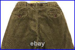 Levis Vintage Clothing LVC 1900s Patchwork Corduroy Trouser Pants Mens 28 $395