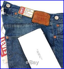 Levis Vintage Clothing LVC 1915 501 XX Selvedge Jeans Mens Size 29 Destroyed