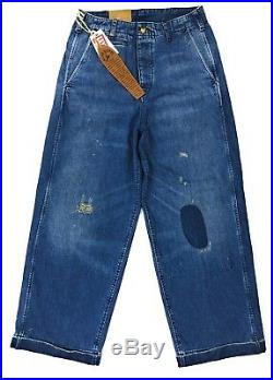 Levis Vintage Clothing LVC 1920s Balloon Jeans Mens Distressed Cropped $278
