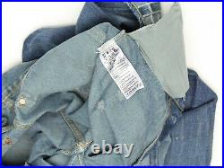 Levis Vintage Clothing LVC 1937 Mens Railrider Jeans 501XX Big E Selvedge Buckle