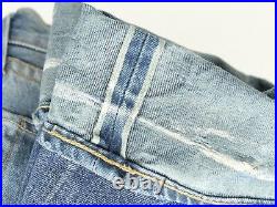 Levis Vintage Clothing LVC 1937 Mens Railrider Jeans 501XX Big E Selvedge Buckle