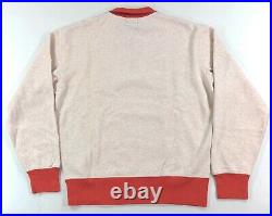 Levis Vintage Clothing LVC 1950s Half Zip Fleece Sweatshirt Mens Rocket Ship