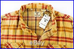 Levis Vintage Clothing LVC Authentic Western Wear Shirt Mens Medium Plaid