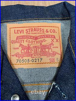 Levis Vintage Clothing LVC Denim Jacket 1967 Type 111 Jacket Made In USA Levi