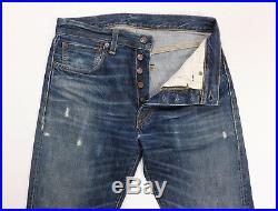 Levis Vintage Clothing LVC Mens 1947 501 Selvedge Denim Jeans 30 x 31