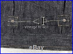 Levis Vintage Clothing LVC Mens L 1936 Type 1 Rigid Jean Jacket Cone Denim Raw