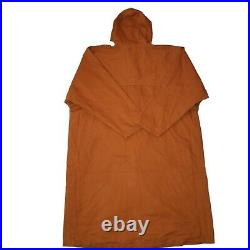 Levis Vintage Clothing Mens 1940s Parka Jacket Size XL Long Overcoat Brown