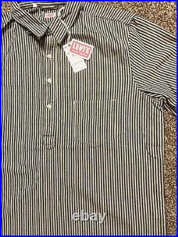 Levis Vintage Clothing Sunset One Pocket Pop-over Striped Shirt Mens Medium LVC