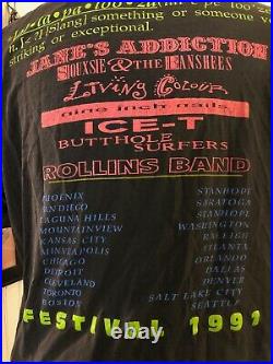 Lollapalooza Festival #1 vintage t-shirt 1991 size XL