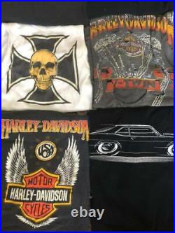 Lot 15 vintage & used t-shirts tees harley davidson biker chopper 70's 80's 90's