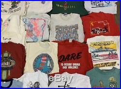Lot Of 20 Vintage 90s 80s T Shirt All Sizes