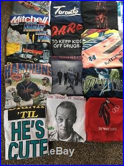 Lot Of 50 Vintage T-Shirt 80s 90s 00s NASCAR Tommy Hilfiger South Park Hard Rock