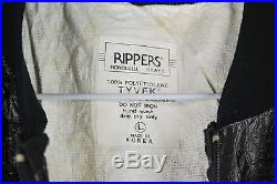 MENS M VTG 80s 1983 Iron Maiden Piece of Mind Concert Tour TYVEK Paper Jacket
